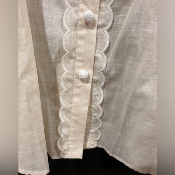 ZIMMERMANN Eyelet Lace Blouse NWOT Size 1 - Picture 4 of 7